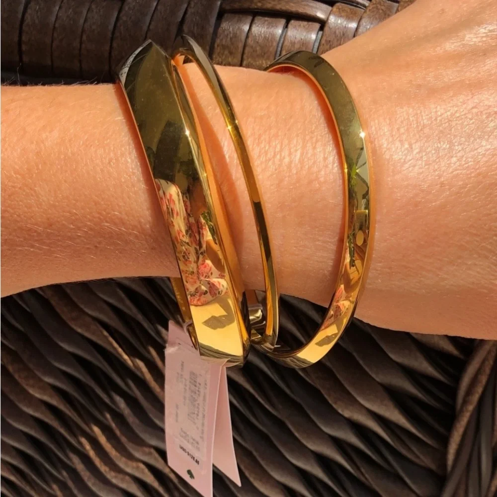 KATE SPADE Bracelets set of 3 Gold - Picture 13 of 17
